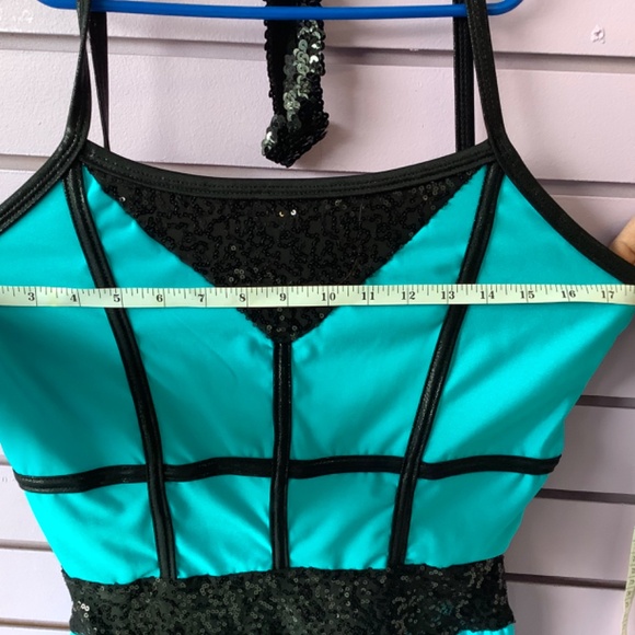 Dance costume dress made by A Wish Come True. size adult Large - Picture 5 of 7